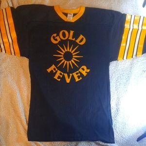 USFL DENVER GOLD jersey/shirt by bike made in usa